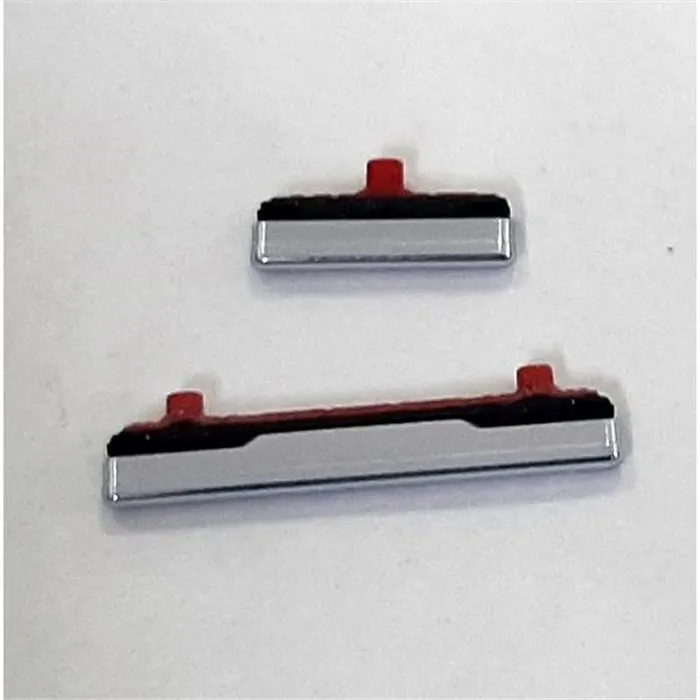 Set 2 botones plata para Samsung Galaxy S21 5G S21 Plus 5G S21 Ultra 5G calidad premium SM-G991B SM-G991 G991B SM-G