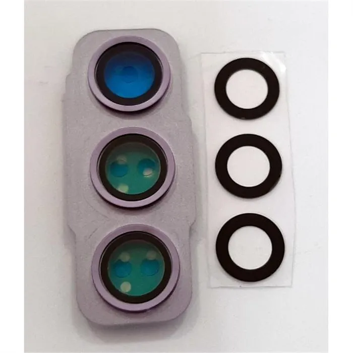 Cubierta camara purpura para Samsung Galaxy S21 FE G990B calidad premium