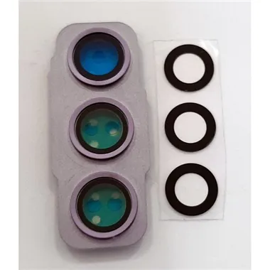 Cubierta camara purpura para Samsung Galaxy S21 FE G990B calidad premium