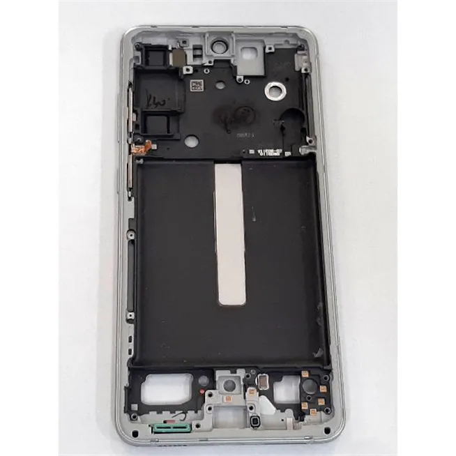 Carcasa central o marco plata para Samsung Galaxy S21 FE SM-G990B calidad premium