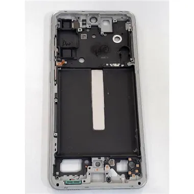 Carcasa central o marco plata para Samsung Galaxy S21 FE SM-G990B calidad premium