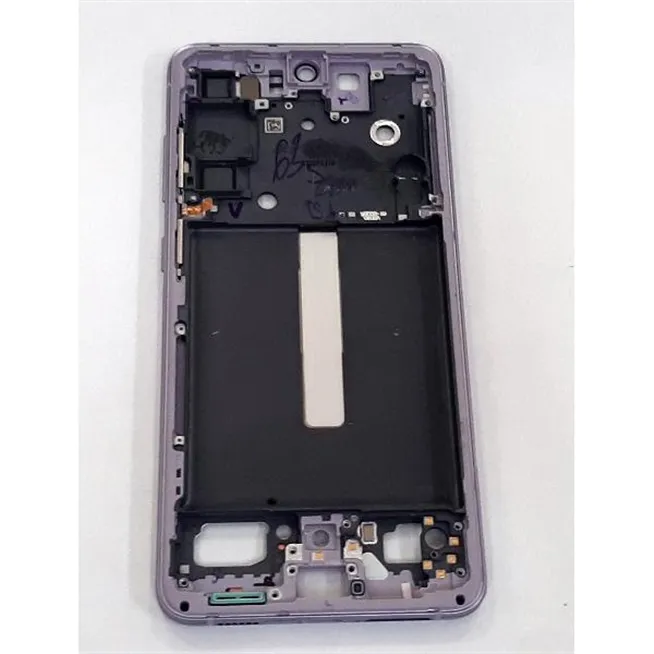 Carcasa central o marco purpura para Samsung Galaxy S21 FE SM-G990B calidad premium