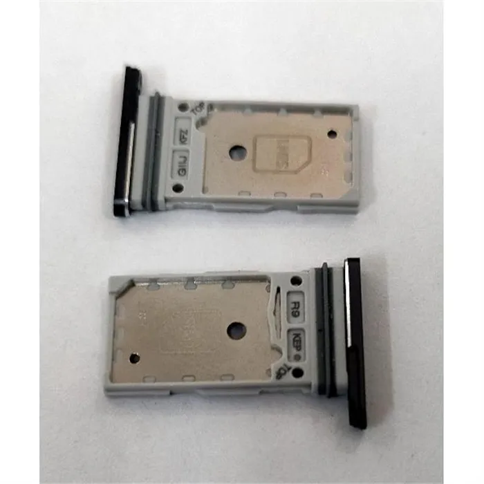 Soporte o bandeja dual sim negra para Samsung Galaxy S21 FE G990B calidad premium