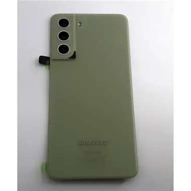 Tapa trasera o tapa bateria crema para Samsung Galaxy S21 FE SM-G990F GH82-26156C Service Pack