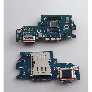 Flex puerto carga mas lector sim para Samsung Galaxy S21 FE G990B GH96-14548A Service Pack