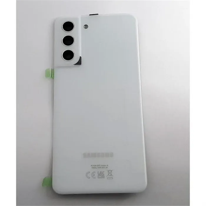 Tapa trasera o tapa bateria blanca para Samsung Galaxy S21 FE SM-G990F GH82-26156B Service Pack