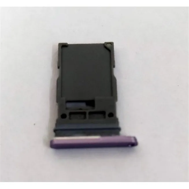 Soporte o bandeja single sim purpura para Samsung Galaxy S21 FE G990B calidad premium