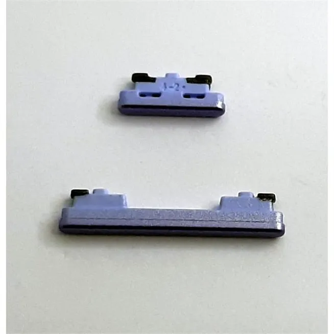 Set 2 botones purpura para Samsung Galaxy S21 FE G990B calidad premium