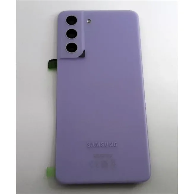 Tapa trasera o tapa bateria violeta para Samsung Galaxy S21 FE SM-G990F GH82-26156D Service Pack