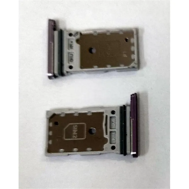 Soporte o bandeja dual sim purpura para Samsung Galaxy S21 FE G990B calidad premium