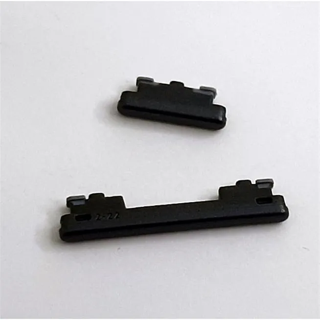 Set 2 botones negros para Samsung Galaxy S21 FE G990B calidad premium