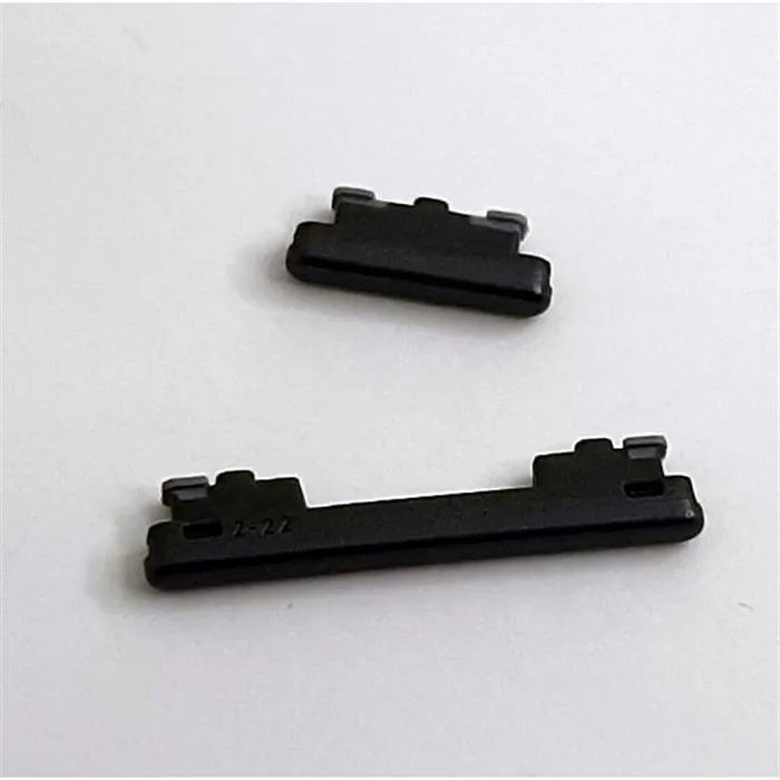 Set 2 botones negros para Samsung Galaxy S21 FE G990B calidad premium