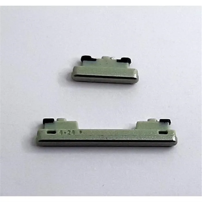 Set 2 botones verdes para Samsung Galaxy S21 FE G990B calidad premium