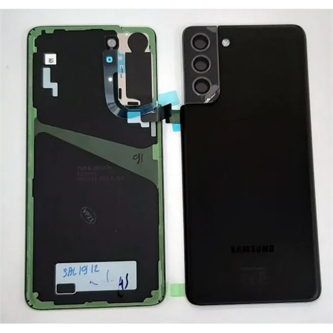 Tapa trasera o tapa bateria negra para Samsung Galaxy S21 Plus 5G SM-G996 GH82-24505A Service Pack