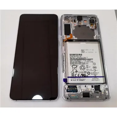 Pantalla lcd para Samsung Galaxy S21 Plus 5G SM-G996 GH82-24555C mas tactil negro mas marco Phantom Silver Service 