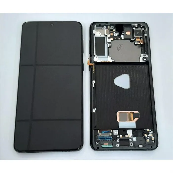 Pantalla lcd para Samsung Galaxy S21 Plus 5G SM-G996 GH82-27267A mas tactil negro mas marco negro Service Pack