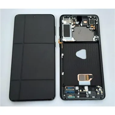 Pantalla lcd para Samsung Galaxy S21 Plus 5G SM-G996 GH82-27267A mas tactil negro mas marco negro Service Pack