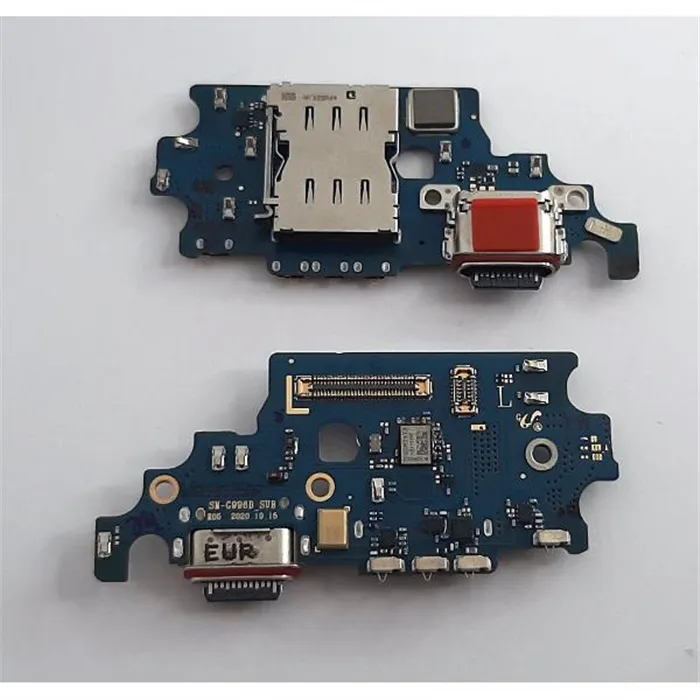 Flex puerto carga mas lector sim para Samsung Galaxy S21 Plus 5G SMG996F GH96-13993A Service Pack