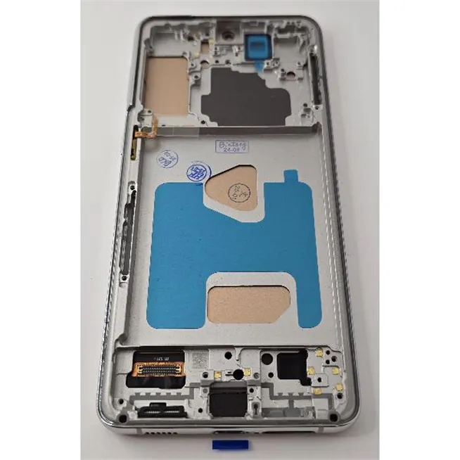 Pantalla lcd para Samsung Galaxy S21 Plus 5G G996 mas tactil negro con marco plata compatible TFT