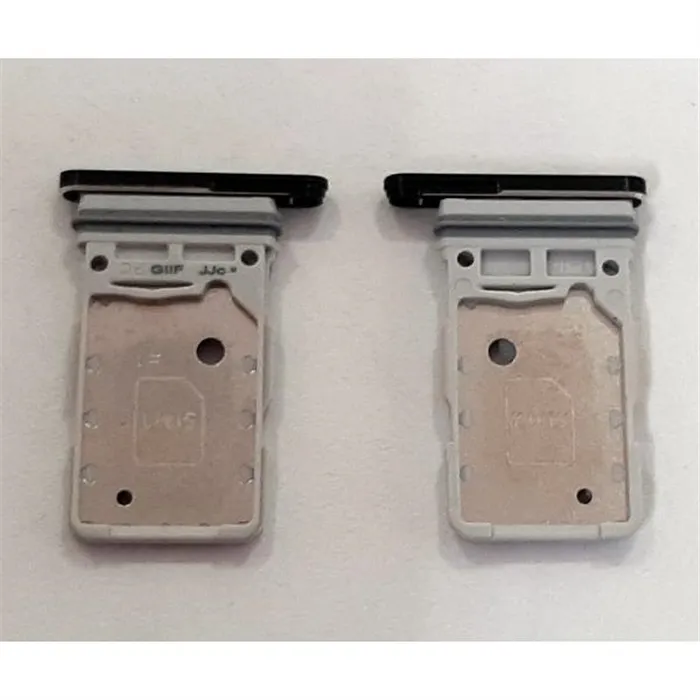 Soporte o bandeja dual sim negra para Samsung Galaxy S21 Plus 5G SM-G996 calidad premium