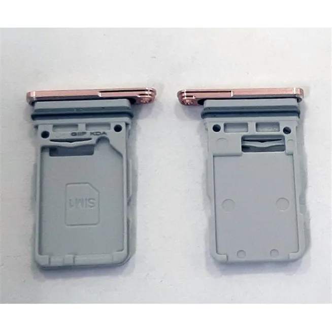 Soporte o bandeja single sim dorada para Samsung Galaxy S21 Plus 5G SM-G996 calidad premium