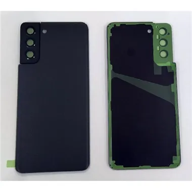 Tapa trasera o tapa bateria negra para Samsung Galaxy S21 Plus 5G SM-G996 mas cubierta camara