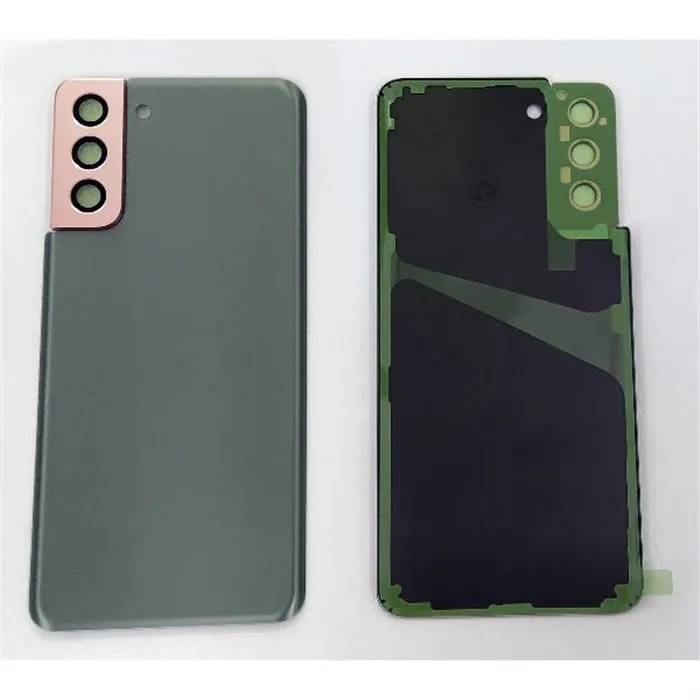 Tapa trasera o tapa bateria gris para Samsung Galaxy S21 Plus 5G SM-G996 mas cubierta camara
