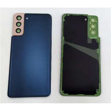 Tapa trasera o tapa bateria azul para Samsung Galaxy S21 Plus 5G SM-G996 mas cubierta camara