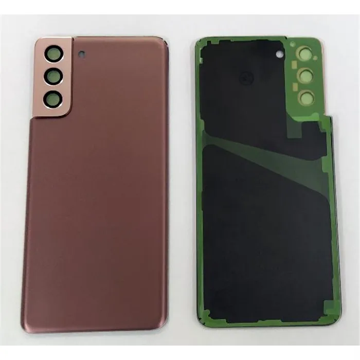 Tapa trasera o tapa bateria dorada para Samsung Galaxy S21 Plus 5G SM-G996 mas cubierta camara