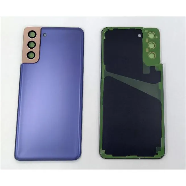 Tapa trasera o tapa bateria purpura para Samsung Galaxy S21 Plus 5G SM-G996 mas cubierta camara