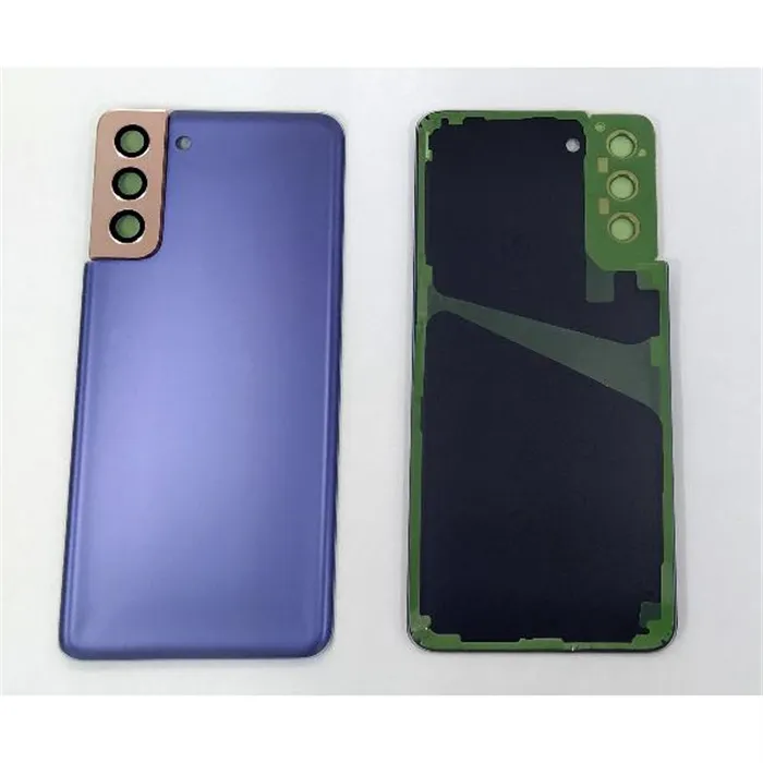 Tapa trasera o tapa bateria purpura para Samsung Galaxy S21 Plus 5G SM-G996 mas cubierta camara