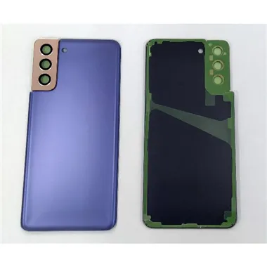 Tapa trasera o tapa bateria purpura para Samsung Galaxy S21 Plus 5G SM-G996 mas cubierta camara