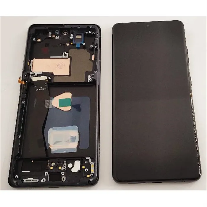 Pantalla oled para Samsung Galaxy S21 Ultra 5G SM-G998F mas tactil negro mas marco negro compatible