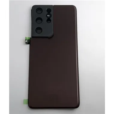 Tapa trasera o tapa bateria marron para Samsung Galaxy S21 Ultra SM-G998 GH82-24499D Service Pack