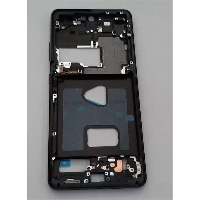 Carcasa central o marco negro para Samsung Galaxy S21 Ultra 5G SM-G998F calidad premium