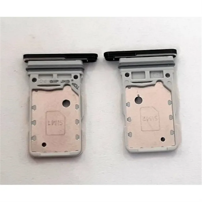 Soporte o bandeja dual sim negra para Samsung Galaxy S21 Ultra 5G SM-G998F calidad premium