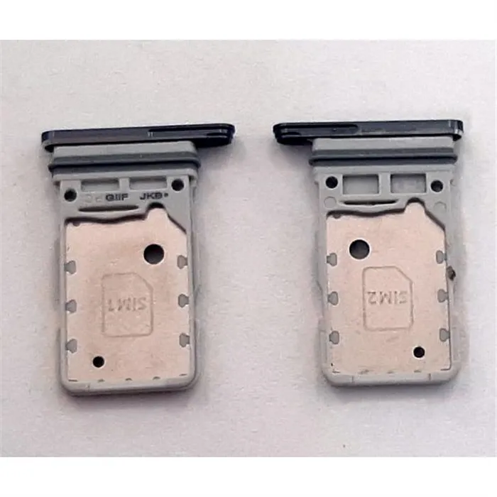 Soporte o bandeja dual sim gris para Samsung Galaxy S21 Ultra 5G SM-G998F calidad premium