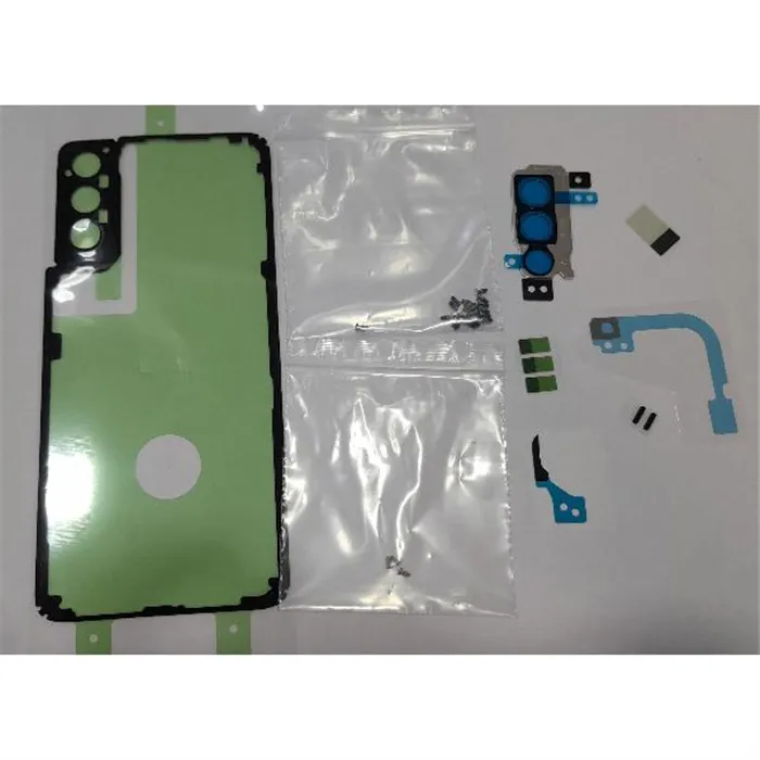 Set adhesivo precortado para Samsung Galaxy S21 Plus 5G SM-G996 GH82-24565A Service Pack