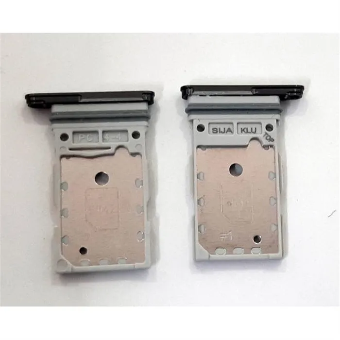 Soporte o bandeja dual sim negra para Samsung Galaxy S22 SM-S901 Samsung Galaxy S22 Plus calidad premium