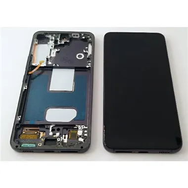Pantalla lcd para Samsung Galaxy S22 S901 mas tactil negro con marco negro calidad Oled