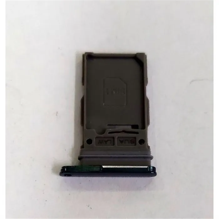 Soporte o bandeja single sim verde para Samsung Galaxy S22 SM-S901 calidad premium