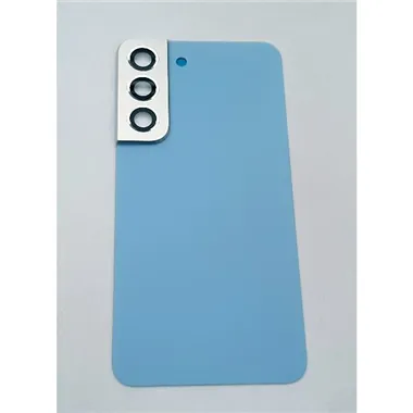 Tapa trasera o tapa bateria azul para Samsung Galaxy S22 SM-S901 mas cubierta camara