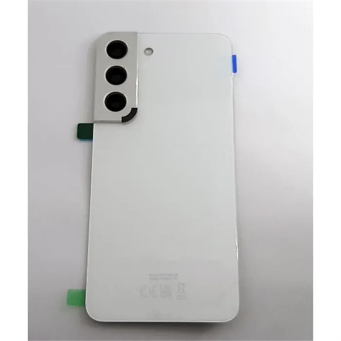 Tapa trasera o tapa bateria blanca para Samsung Galaxy S22 5G SM-S901F GH82-27434B Service Pack