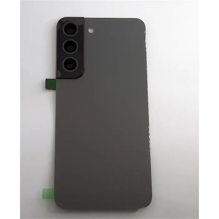 Tapa trasera o tapa bateria gris para Samsung Galaxy S22 5G SM-S901F GH82-27434E Service Pack