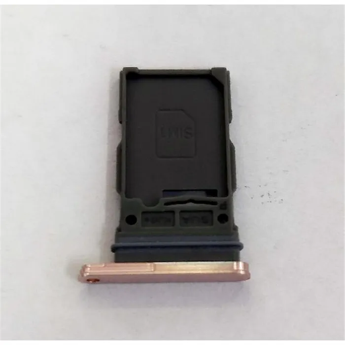 Soporte o bandeja single sim rosa para Samsung Galaxy S22 SM-S901 calidad premium