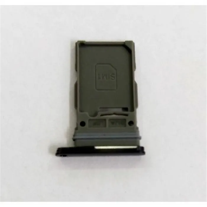 Soporte o bandeja single sim negra para Samsung Galaxy S22 SM-S901 calidad premium