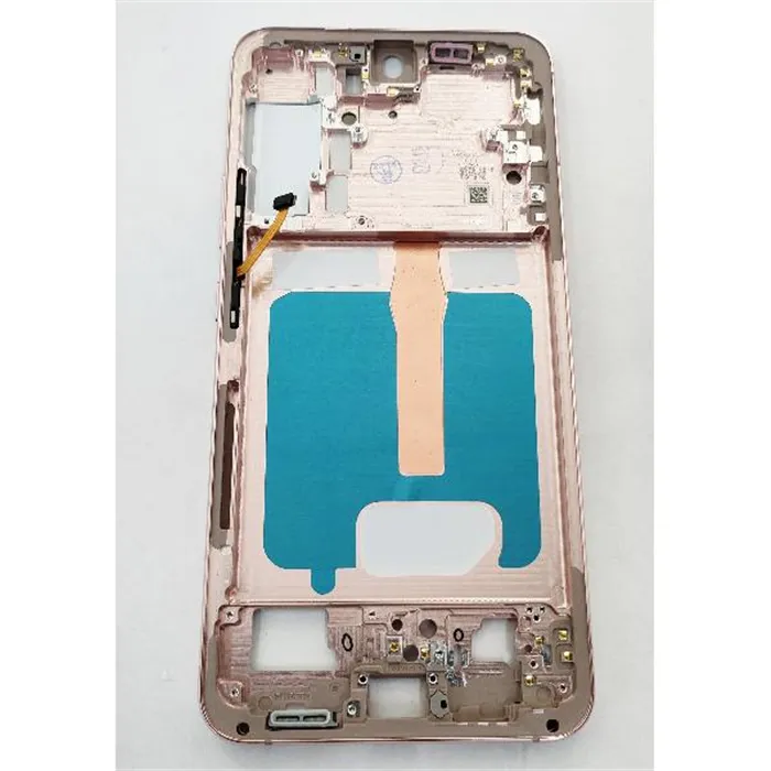 Carcasa central o marco dorado para Samsung Galaxy S22 Plus SM-S906U calidad premium
