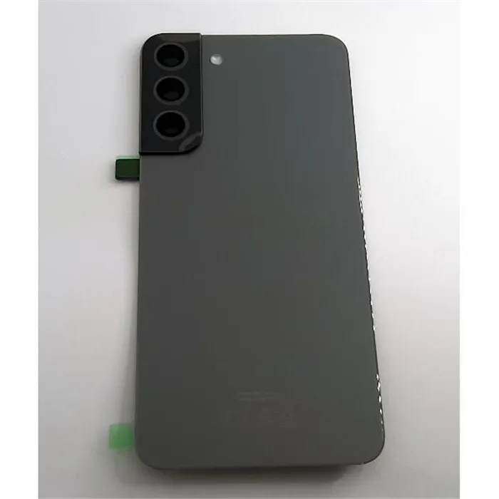 Tapa trasera o tapa bateria gris para Samsung Galaxy S22 Plus 5G SM-S906F GH82-27444E Service Pack
