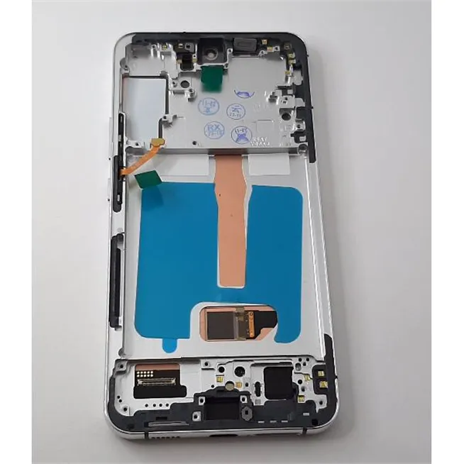 Pantalla oled para Samsung Galaxy S22 Plus SM-S906B mas tactil negro mas marco plata compatible
