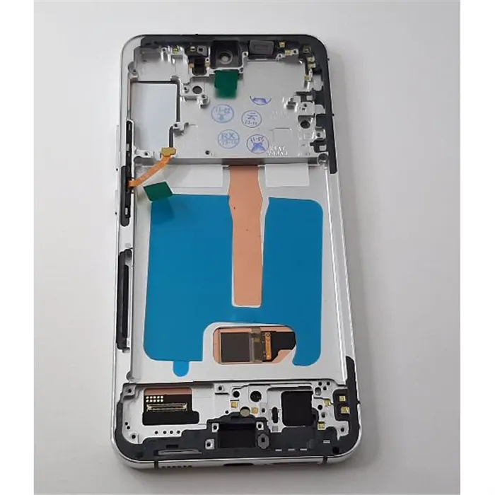 Pantalla oled para Samsung Galaxy S22 Plus SM-S906B mas tactil negro mas marco plata compatible